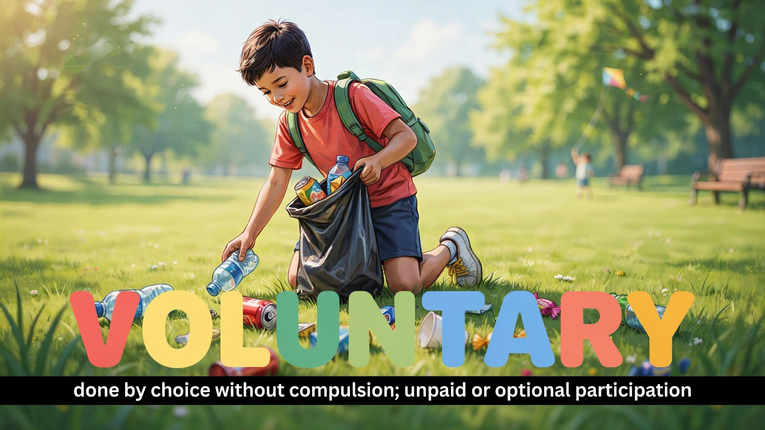English Illustration for voluntary